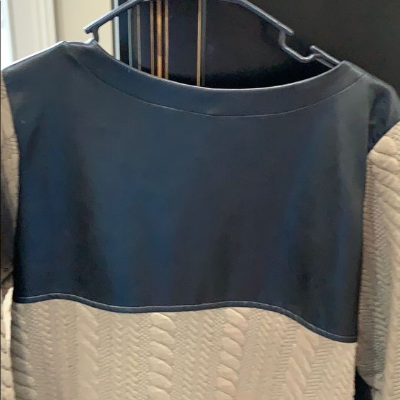 Leather Twill Dress - Picture 4 of 4